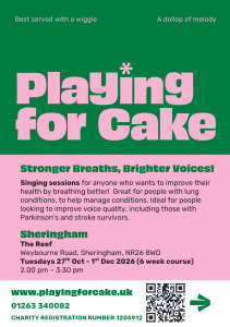 6-week Stronger Breaths, Brighter Voices Course with Tina in Sheringham starting October 2026 (PNG).
