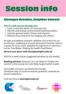 6-week Stronger Breaths, Brighter Voices Course with Tina in Sheringham starting October 2026 (PNG).